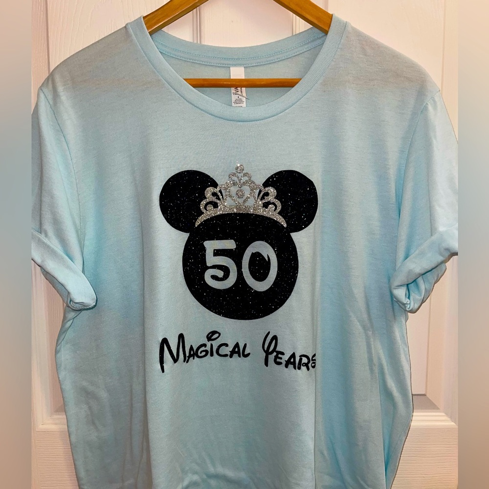 Disney family t-shirts, 50th birthday, set of 5